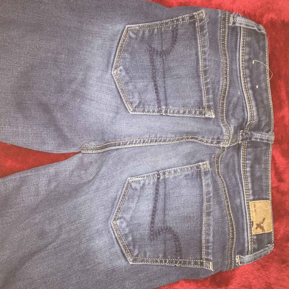 American eagle blue jeans size 0R - Picture 2 of 3